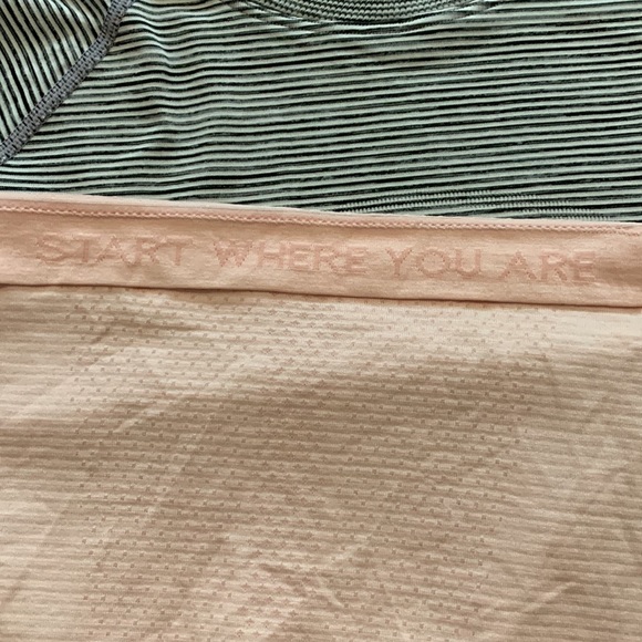 Lululemon Swiftly Technology Razorback Crop, Pretty Pink, Silverscent xstatic - Picture 6 of 12